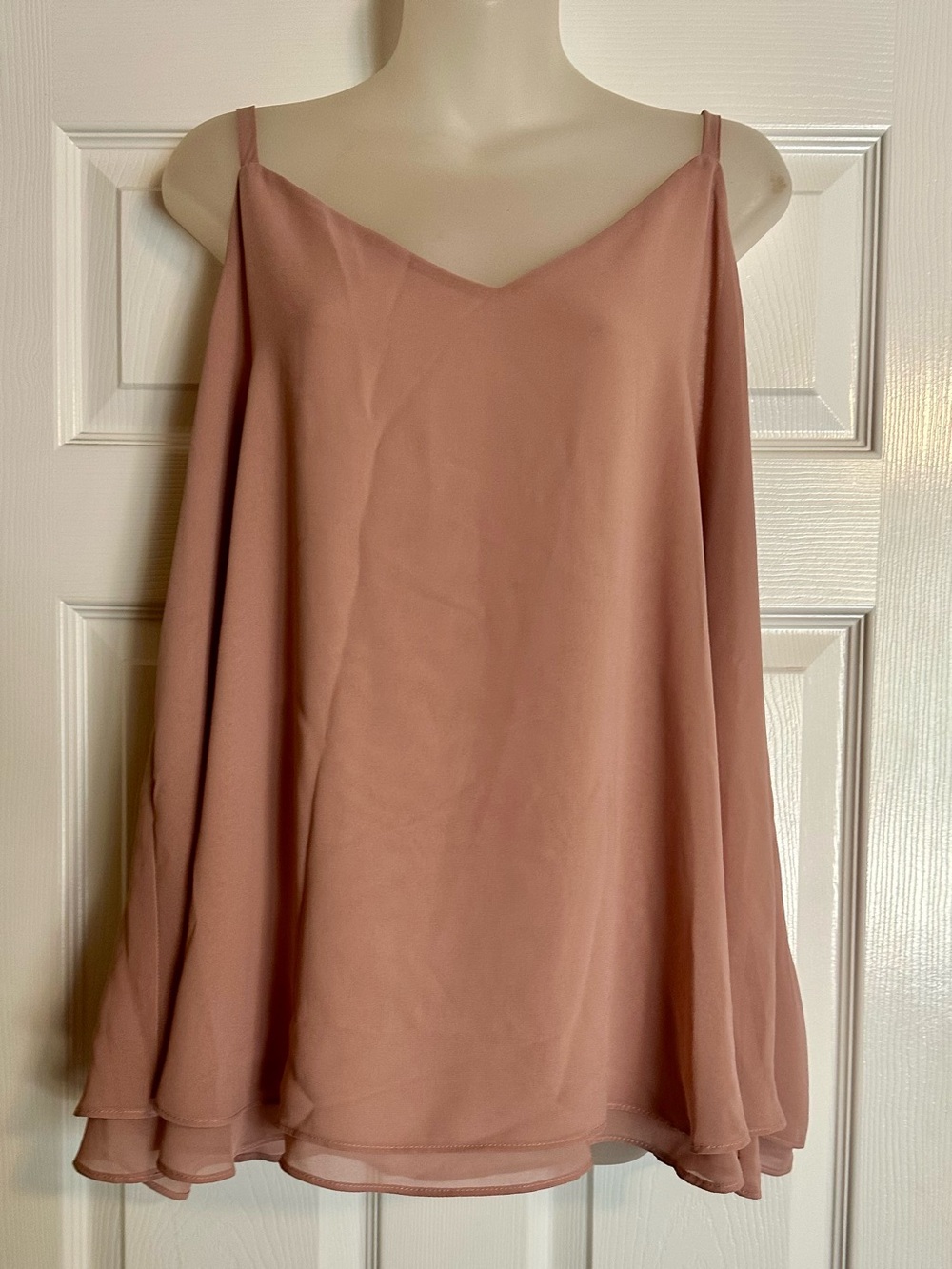 torrid Dusty Pink Layered Chiffon Camisole